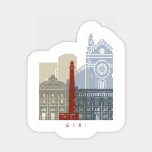 Bari skyline poster Sticker